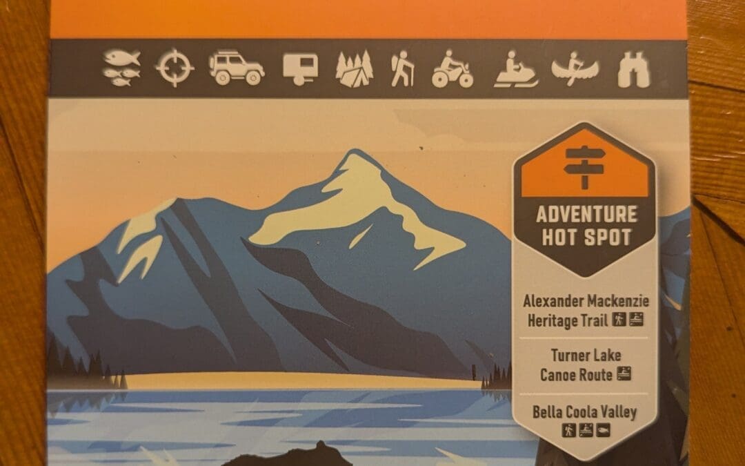 Nouvelle carte d&rsquo;une partie du sentier du patrimoine Alexander Mackenzie